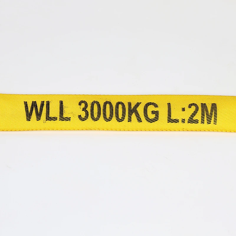 
Customized Length high-strength polyester 3 ton endless round webbing sling 