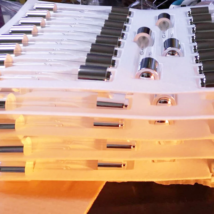 High quality 20/410 Push Button Dropper Press Aluminum Dropper with Curved Tip Pipette