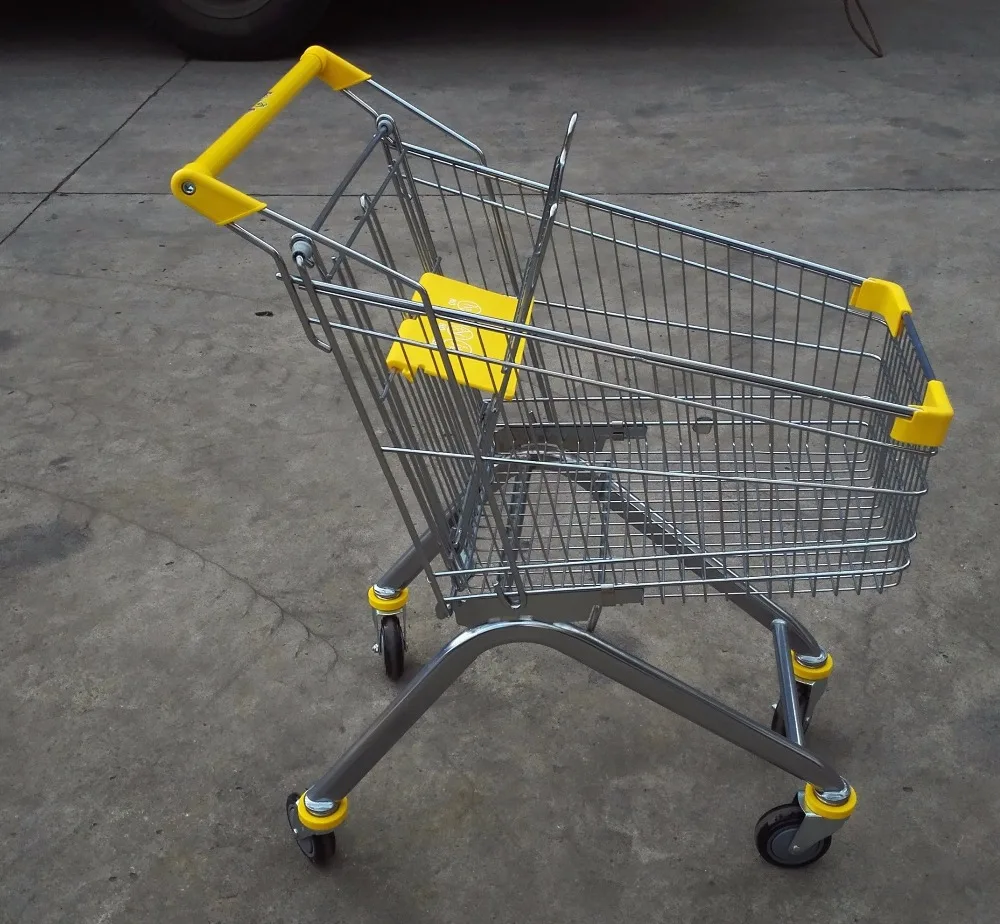 popular cheaper supermarket shopping Trolley carts with Caddie style