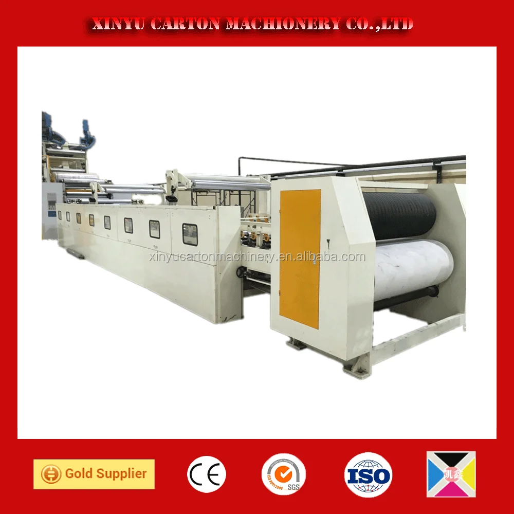 
3 5 7 ply corrugated cardboard sheet making machine 