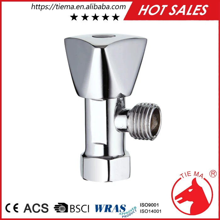 Хромированный Угловой Клапан (ZS1007)