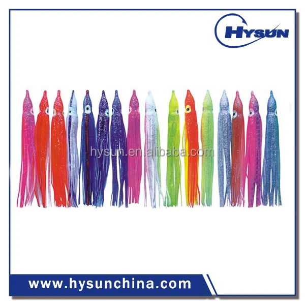 Soft Rubber Squid Octopus Baits Skirts Fishing Lure Saltwater Baits