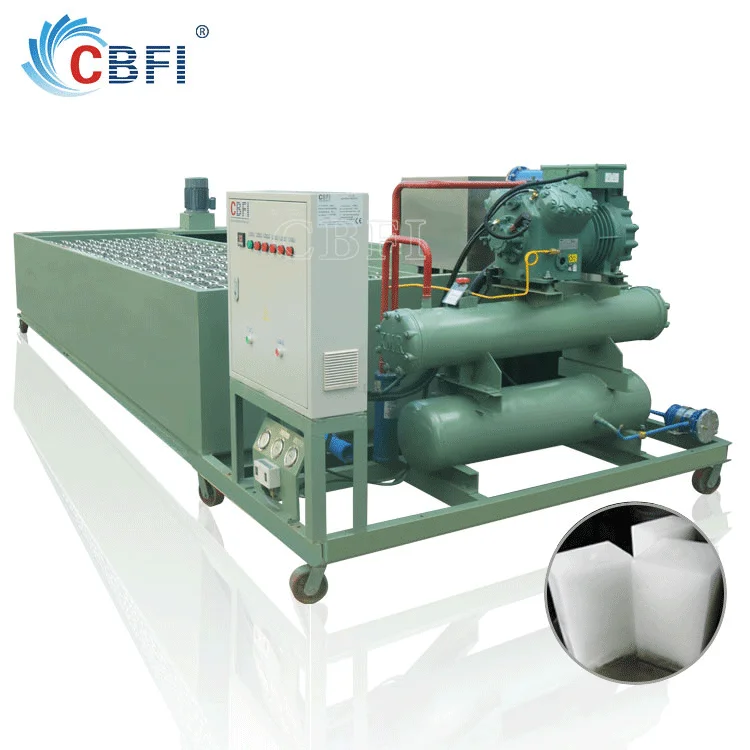 Крупноблочная установка для производства льда за рубежом, 100 тонн