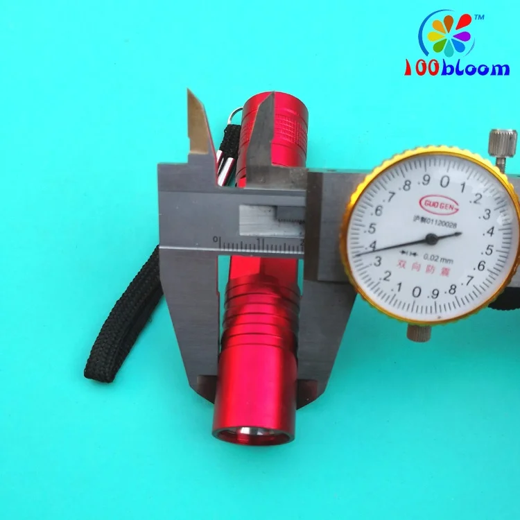 
Factory wholesale promotional aluminum pocket led flashlight torch light in 1xAA dry battery 