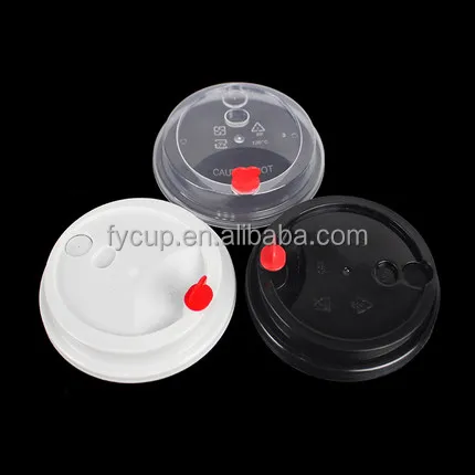 disposable pp plastic clamshell,boba tea cup with lids,feiyang95mm plastic cup lid