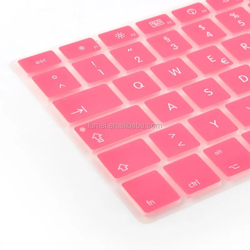 Силиконовый чехол с клавиатурой для Mac Book 13 15 дюймов английский