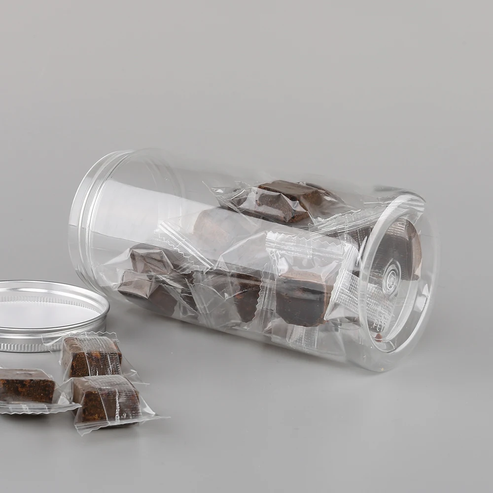 best price 350ml 450ml 600ml wide mouth pet bottle malaysia cookie candy food storage jar