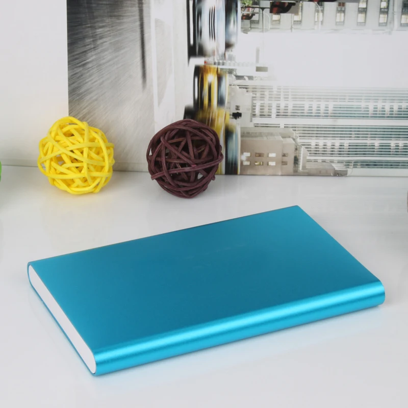 Metal Ultra Thin Power Bank 5000mAh External Battery Portable Charger for iPhone 7 7 Plus 6 6S Plus 5S 5 5C 4S 4 and Others