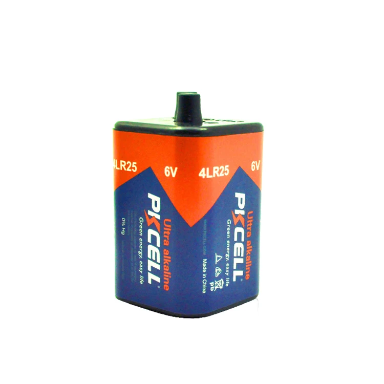 Super alkaline battery 4LR25 6.0V  lantern Battery  with spring fit