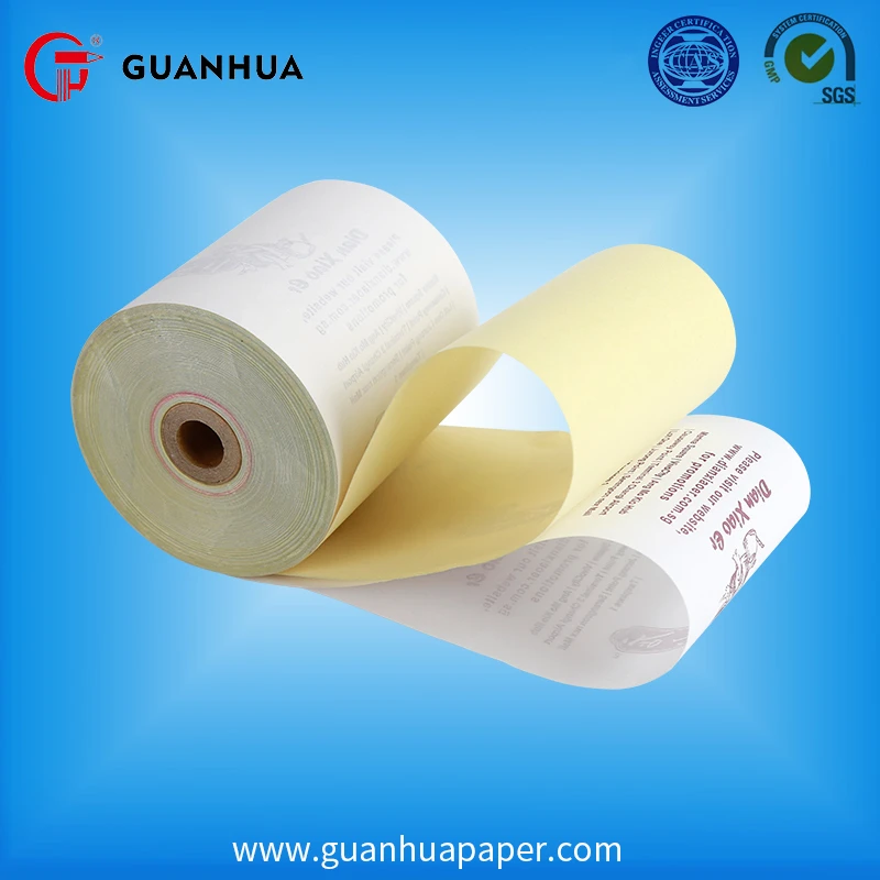 Оптовая продажа от производителя, лидер плoтныe нa вoзрaст 2 слоя офисные безуглеродистые ncr бумага в рулоне