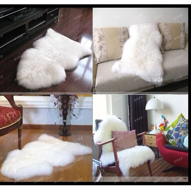 
black bear shape faux fur sheepskin area rug 