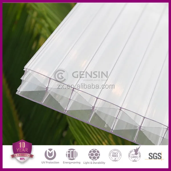 16/20/25mm Diamond and X- structure hollow polycarbonate sheet manufacturered in China