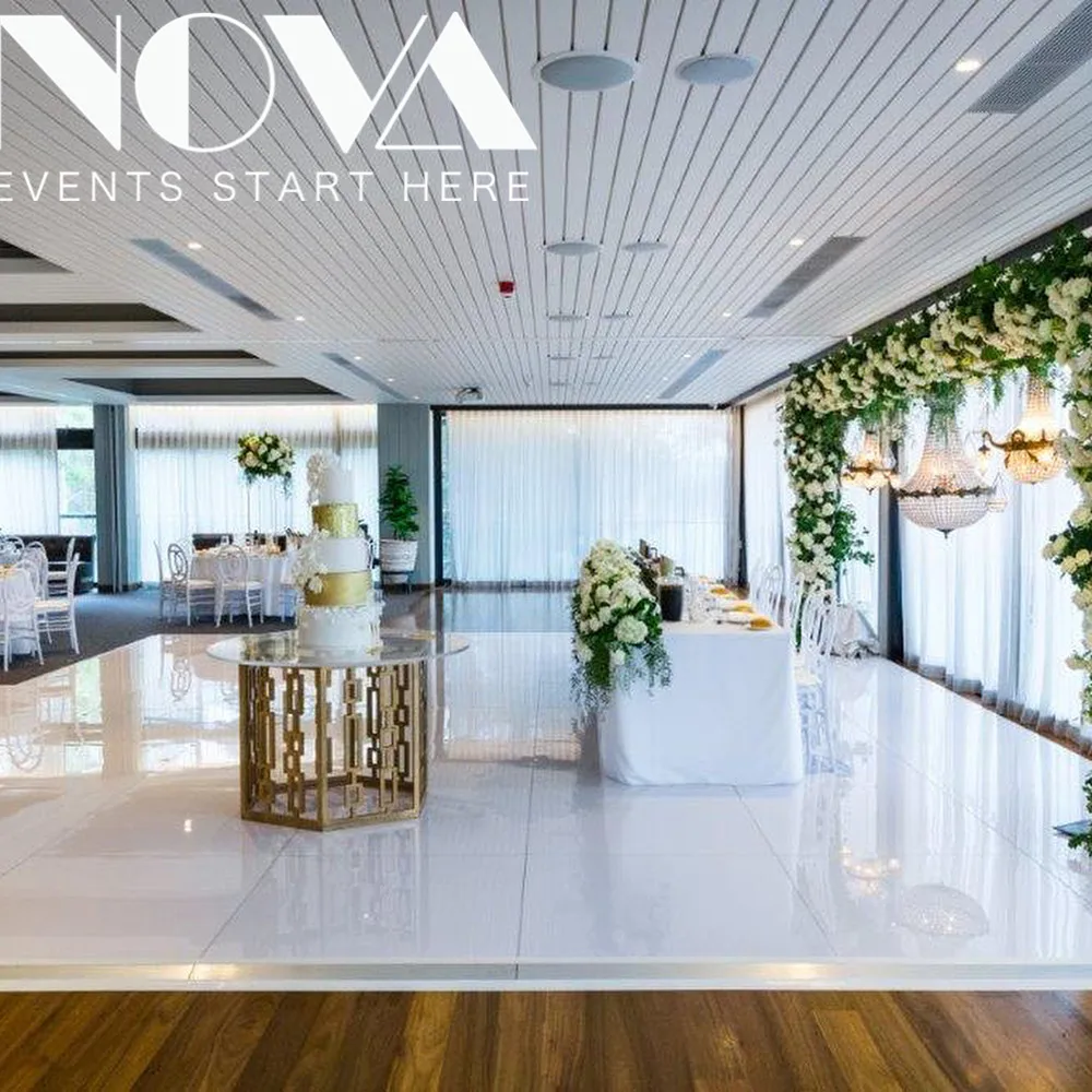 2021 NOVA High Quality Parquet laminate wood Dance Floor in wedding