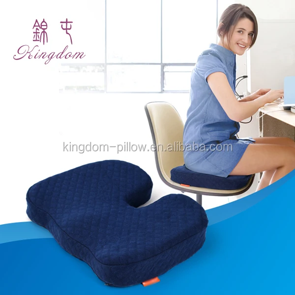 Blood Circulation Memory Foam Office Chair Seat Cushion, Elderly Coccyx Seat Cushion, Hemorrhoid Foam Seat Cushion for Office