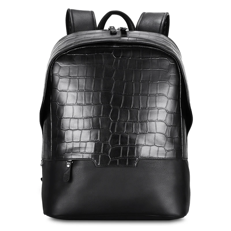 2023 Best sales High Quality Crocodile leather backpack Men bag