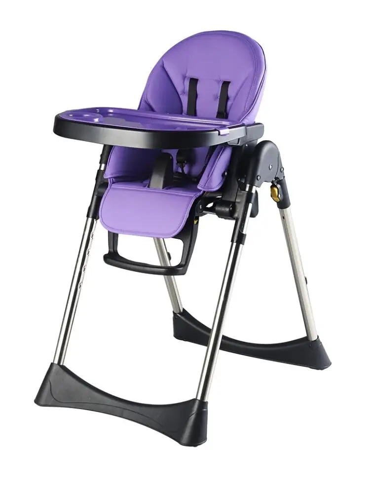 IVOLIA blue portable dining adjustable feeding chair for infants multi-function baby high chair