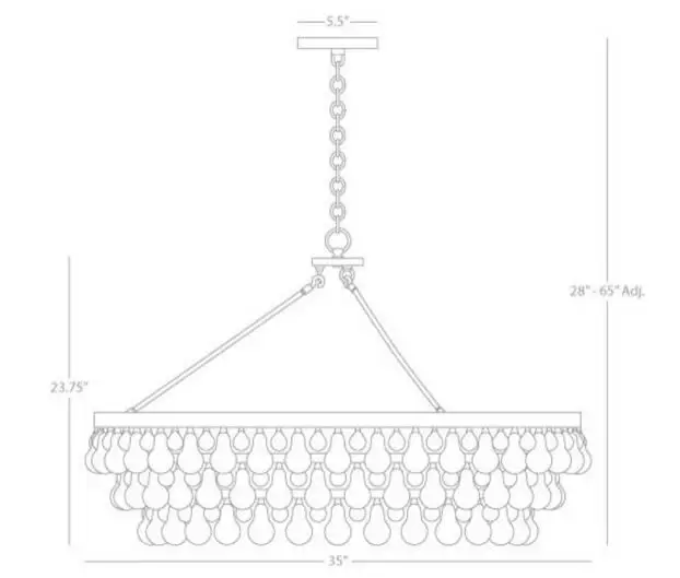 antique brass ball shape crystal drop chandelier for dinning room