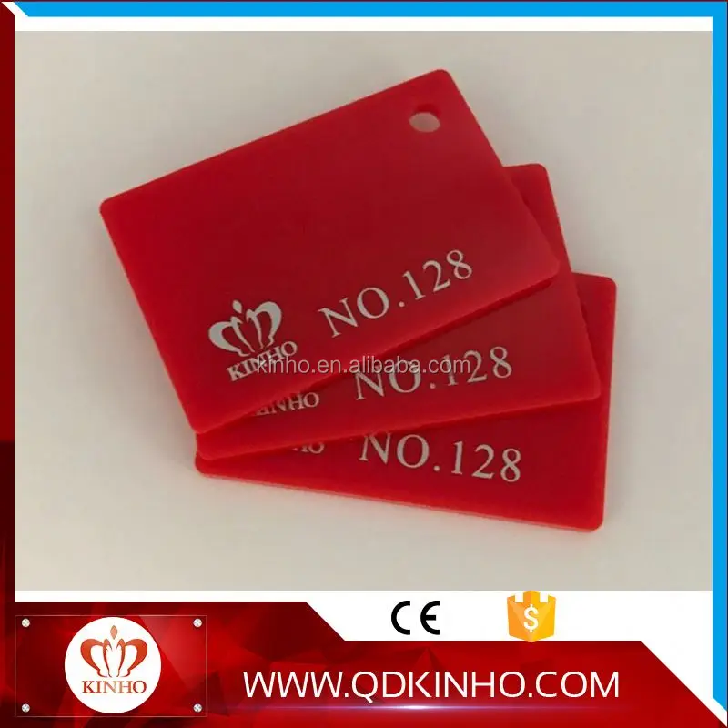 Красный цвет гибкие акриловый лист для дизайна