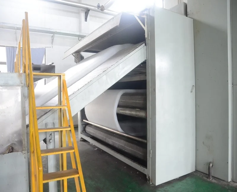 micro polyester fiber thermal bond wadding machine for quilt filling