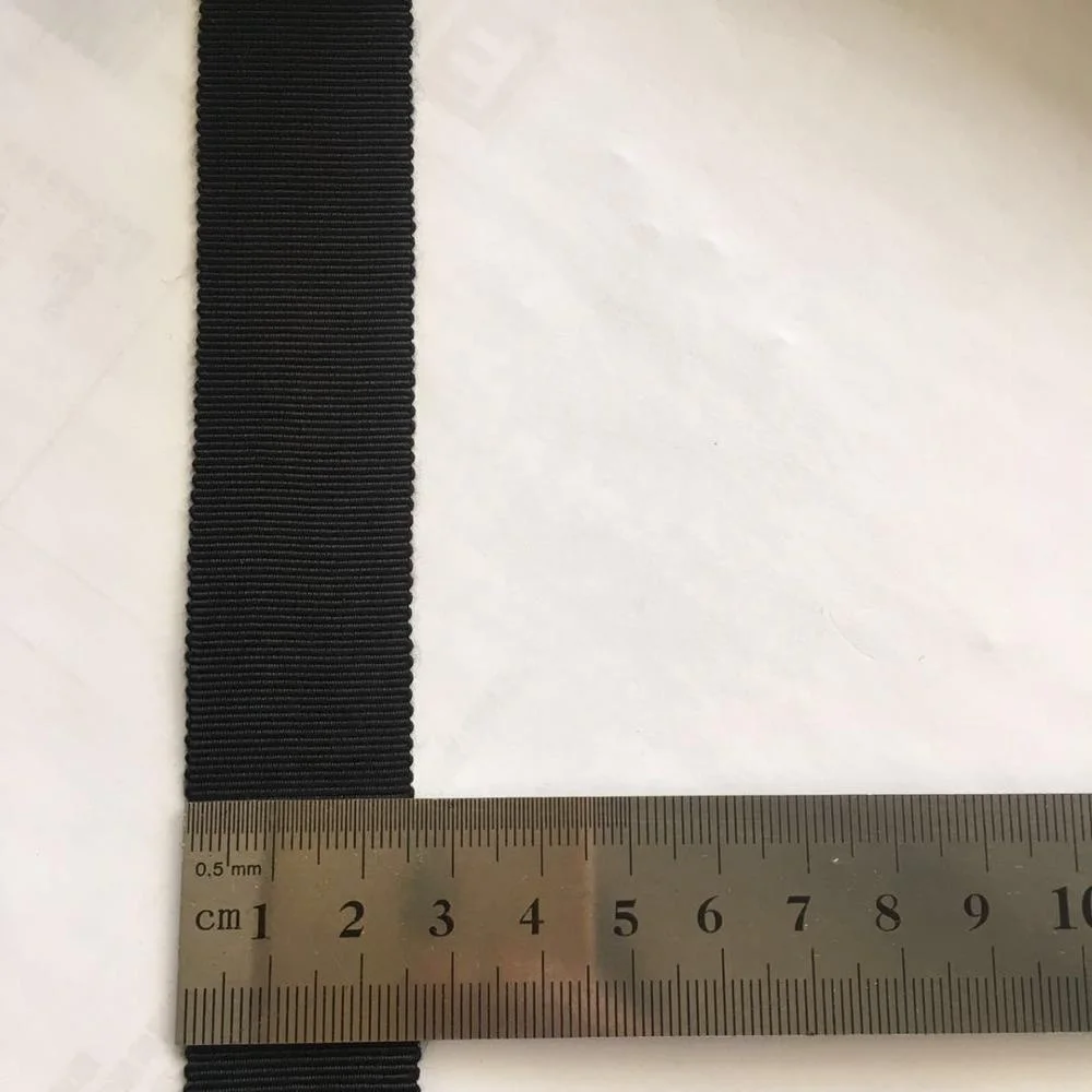 Manufacture wholesale  1 inch pink color Soft Grosgrain Rayon Cotton Viscose Ribbon for Hat and garment and gift wrapping