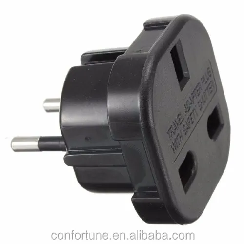 Предохранительный затвор CE 9625, переходник с вилки стандарта Великобритании на ЕС/преобразователь вилки стандарта Великобритании на ЕС 9625