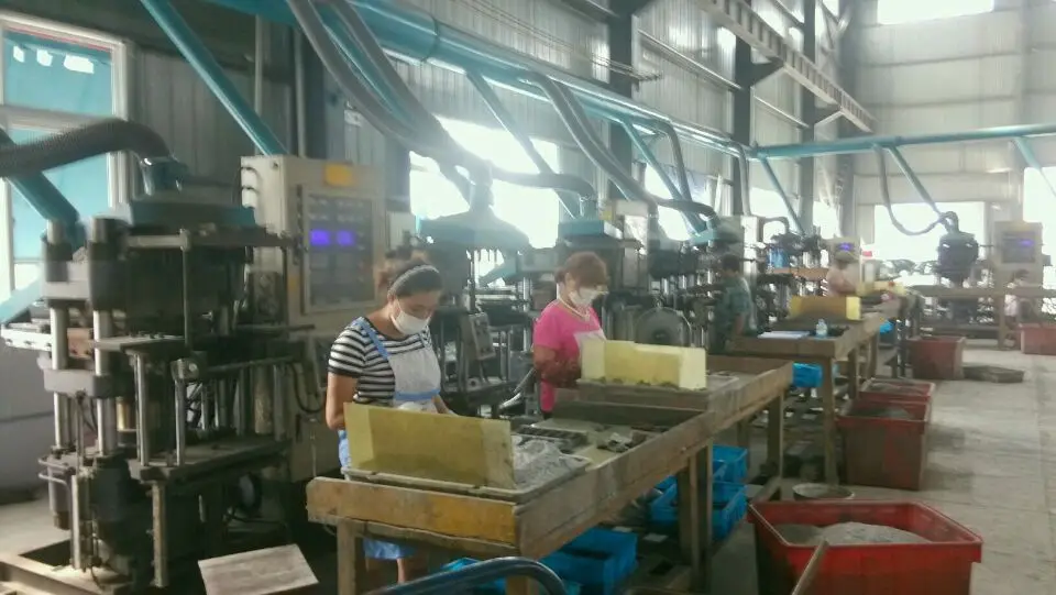 Brake pad production line