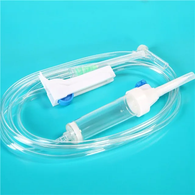 China medical adult  Disposable  iv  infusion giving  set price