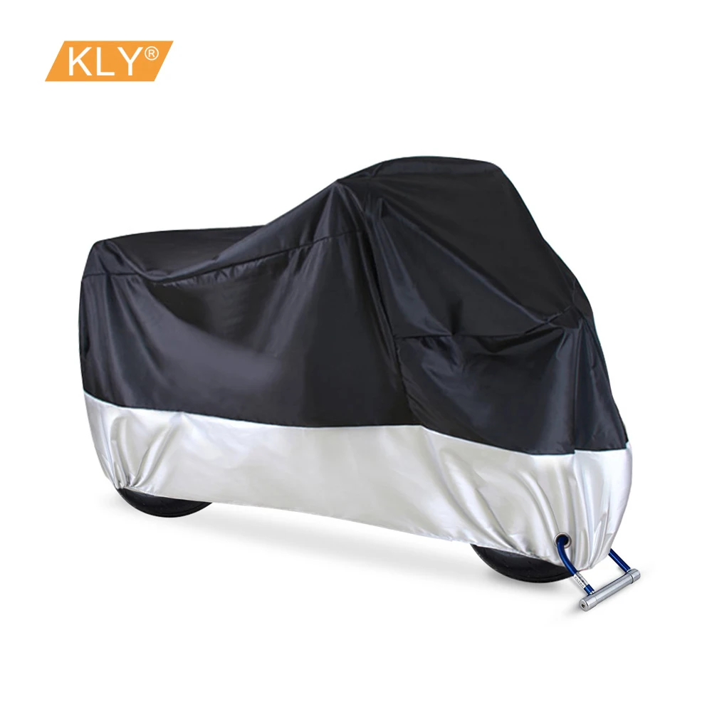 Outdoor Waterproof cover for motorcycle with Lock Hole