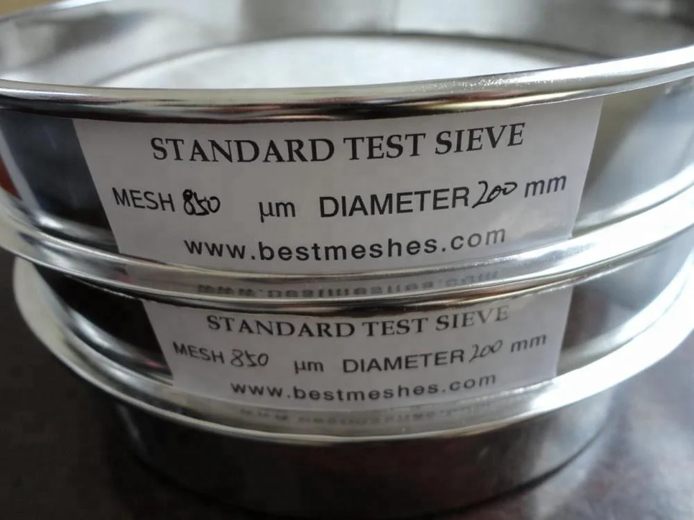 sand / stone / aggregate / soil stainless steel standard test sieves
