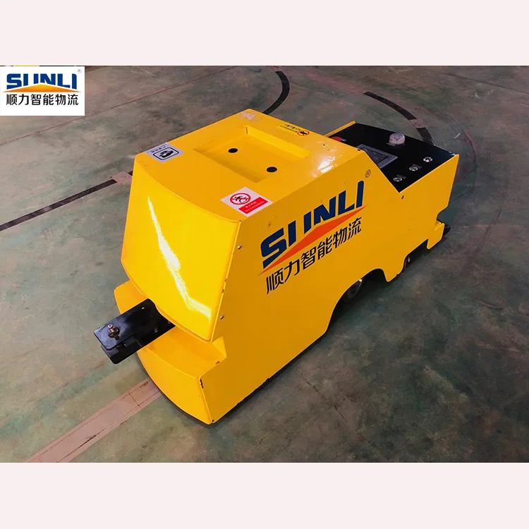 Односторонний автоматизированная прогулки с транспортных средств Tugger робот AGV