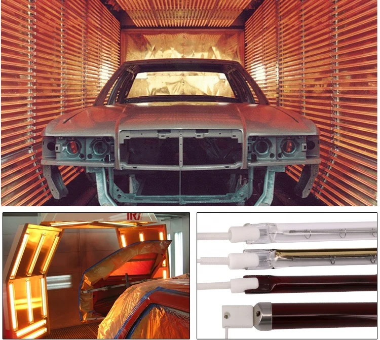 Кварцевая лампа OYATE, инфракрасный нагреватель, лампа для сушки автомобильной краски