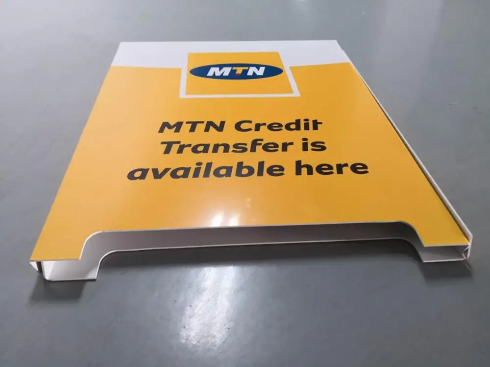 Sidewalk advertising plastic A frame folding sign board