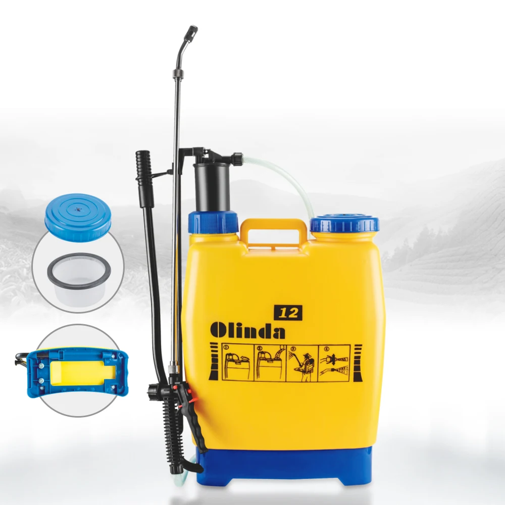 China factory agriculture home use garden knapsack plastic hand operated 12 16 20L manual weed sprayer