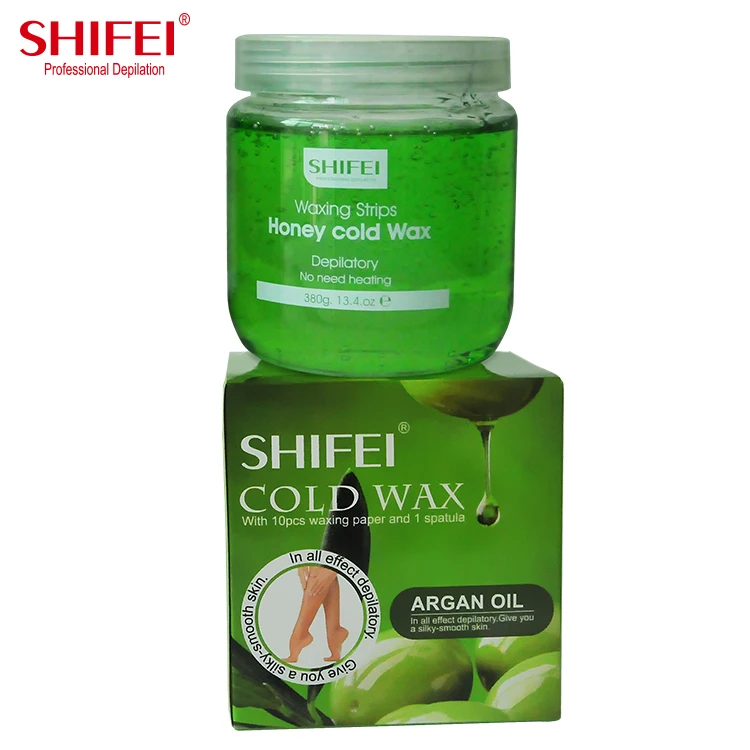 Organic 100% natural sugaring paste hair removal cold wax with depilatory paper