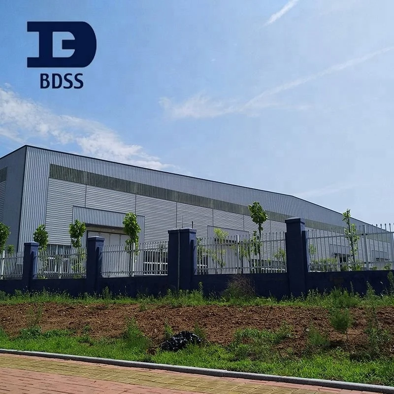 
ISO Certified Prefab Steel Structure Workshop Warehouse Construction 