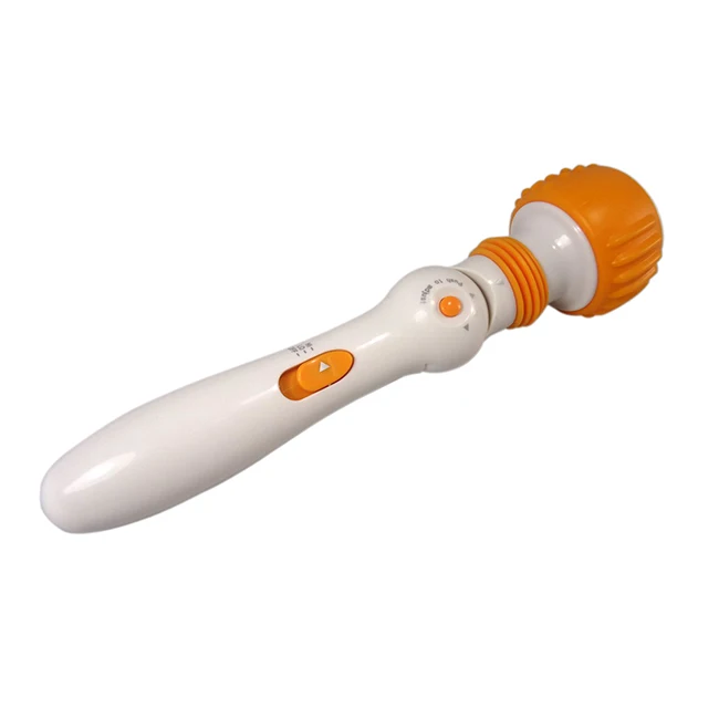 Vibrating Handheld  Massage  Stick  With 2 Speed and 4 Massage Faces