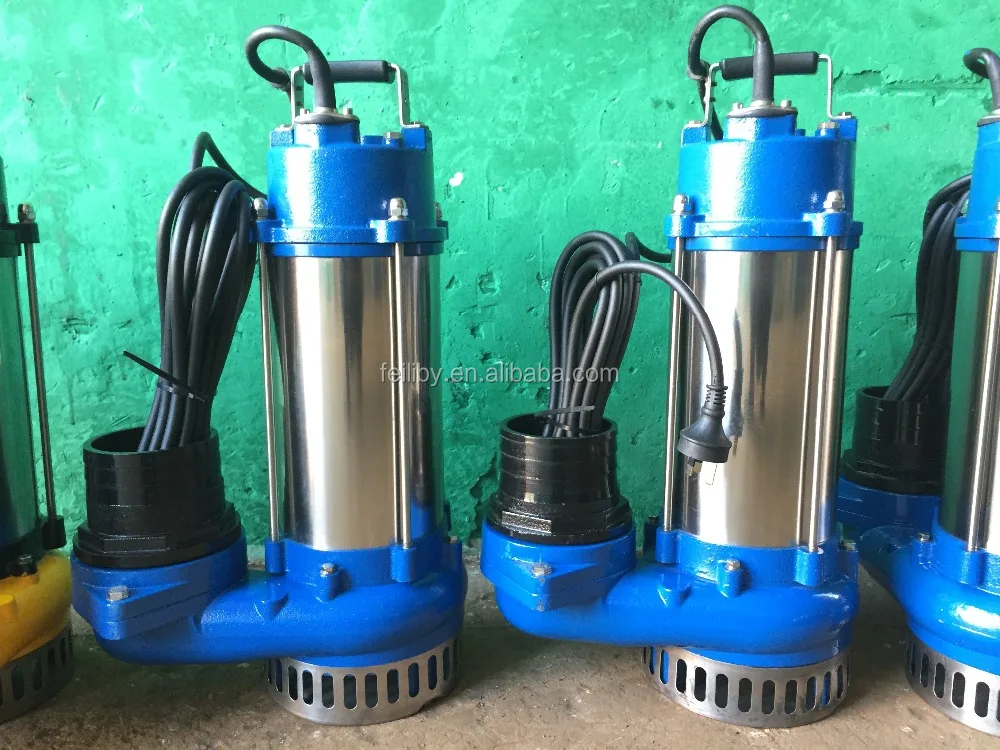 V2200 submersible sewage pump 3hp vertical submersible mud pump for waste water