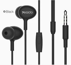 Fashionable Small Handsfree In Ear Headset 3.5Mm Wired Hifi Stereo Earphone With Mic