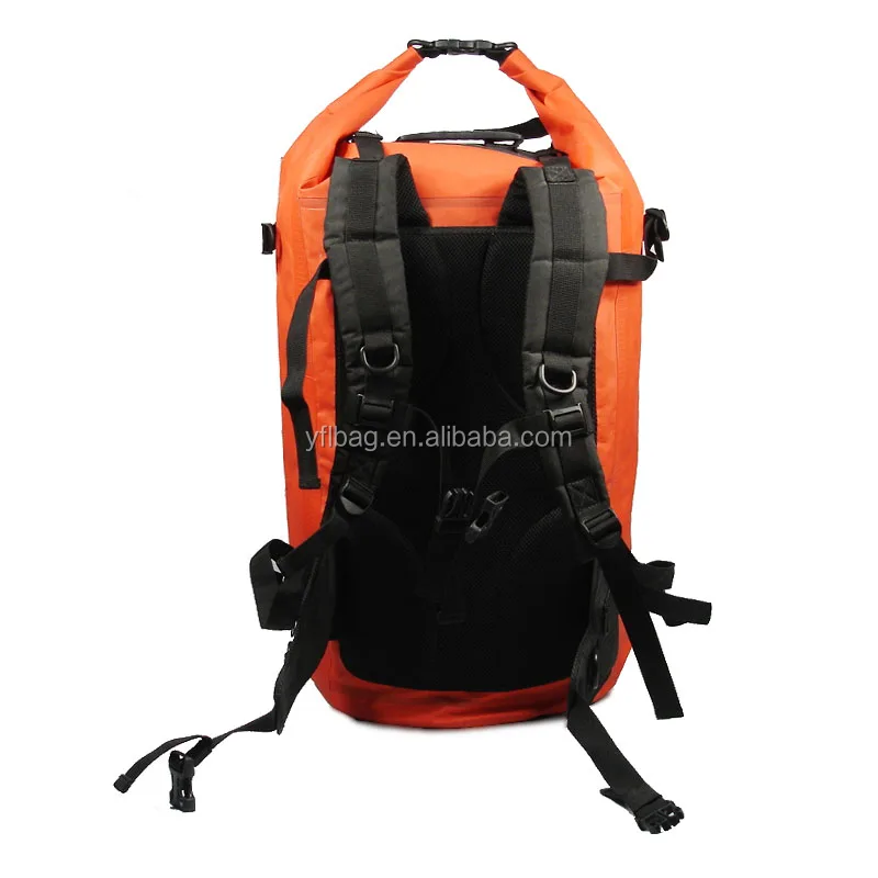 Sealock 60L orange waterproof travel backpack