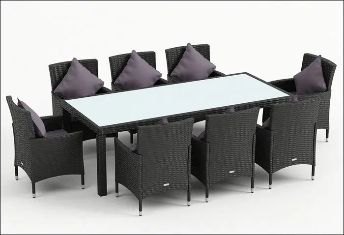 Factory Price Durable bellagio wicker garden furniture