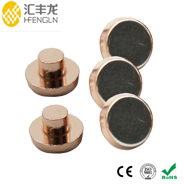 Wall switch accessories Flat AgNi/AgCdO/AgSnO2 fixed Bimetal silver contact point