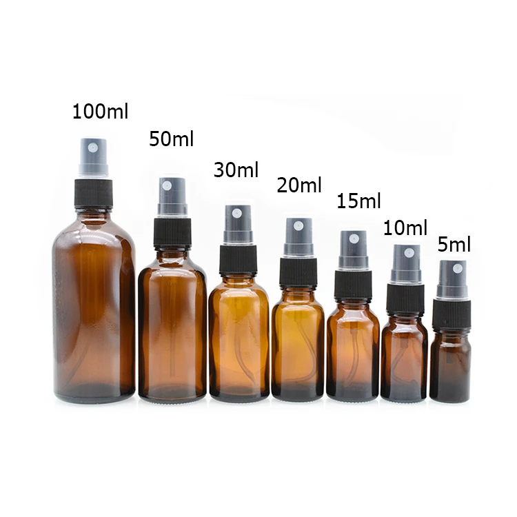 5ml 10ml 15ml 20ml 50 ml 100ml amber glass spray bottles 30 ml glass spray bottle 30ml spray bottle glass for perfume