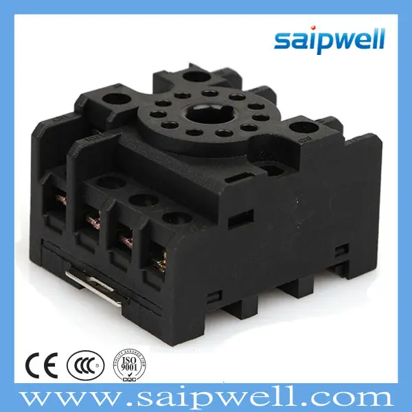 Saipwell 10f- 3z- c2 (pf113a- е) обычай электрическое реле розетка 11 контактный реле реле гнездо пластиковое гнездо