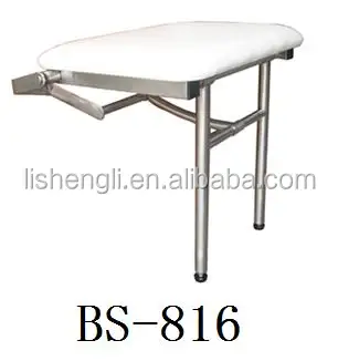 
Wall mounted folding up shower seat 