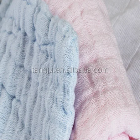 soft 6 layers cotton gauze fabric baby diaper cotton gauze baby towel
