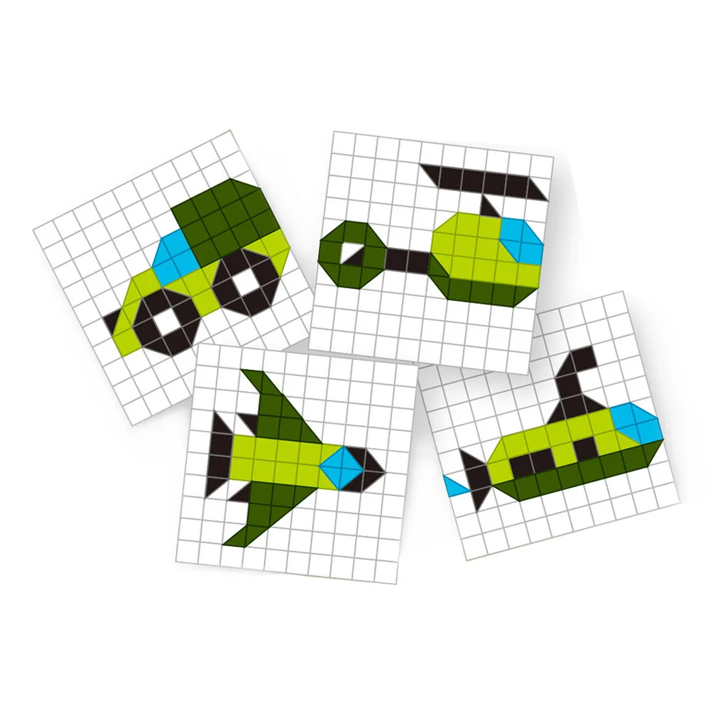 Multi color  custom educational  DIY jigsaw game bricks puzzle for child