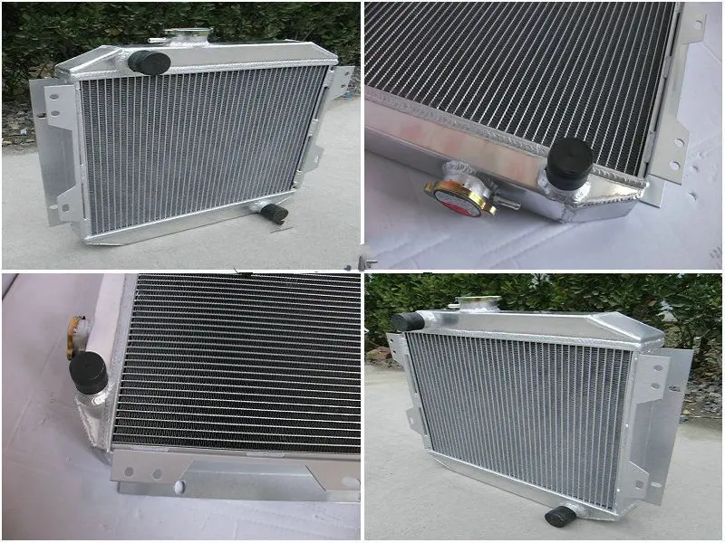 Crossflow Engine Coolant race aluminium Radiator for FORD ESCORT MK1T MK1 PINTO RS1600 MT