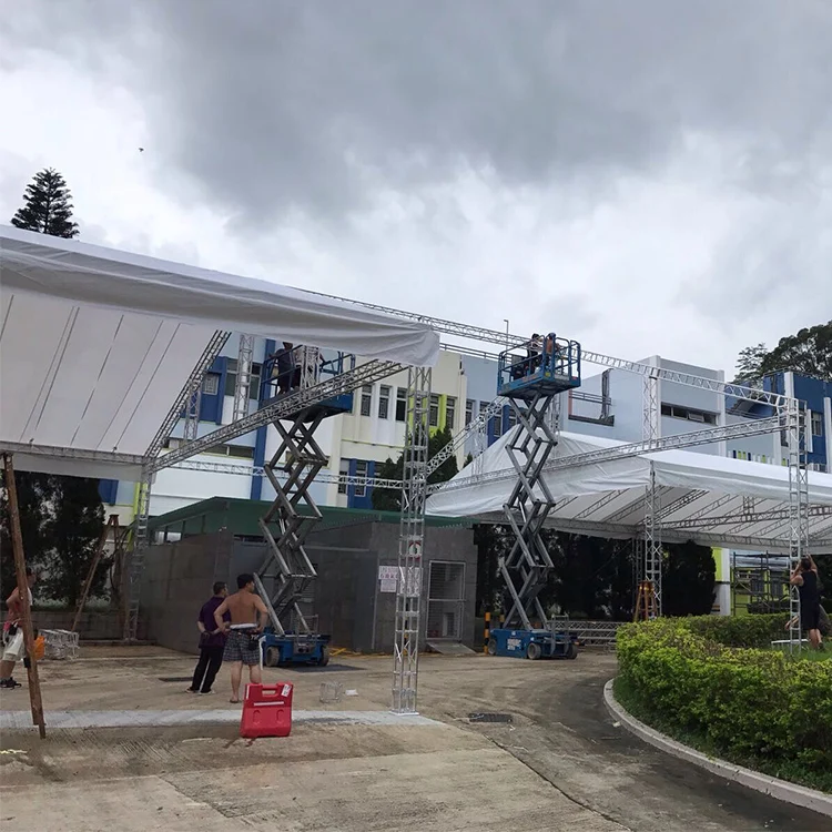 Top Manufacturer customized size aluminum roof trusses