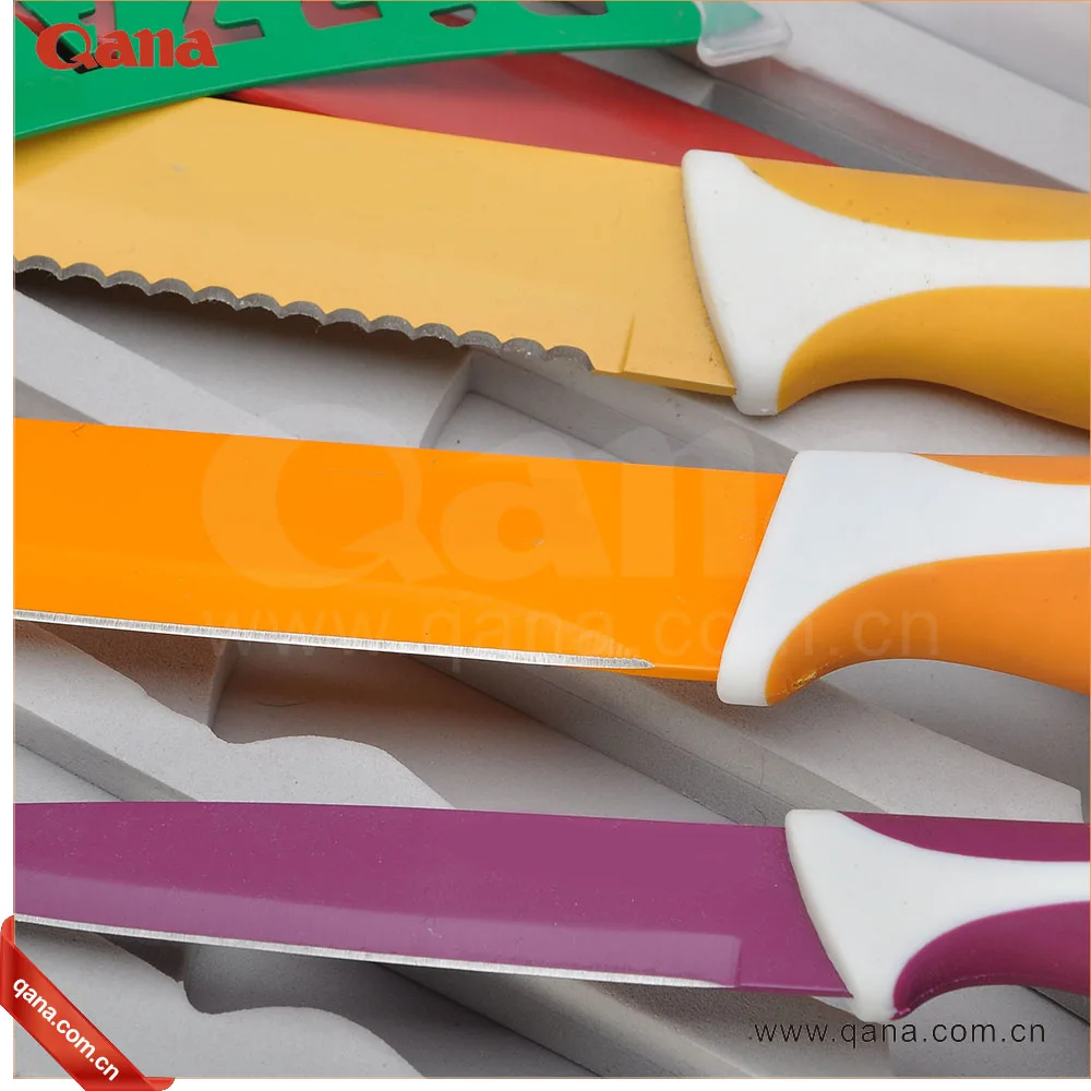 QANA Factory Wholesale OEM high quality damascus Stainless Steel swiss Kitchen butcher knife magnetic block cleaver knife