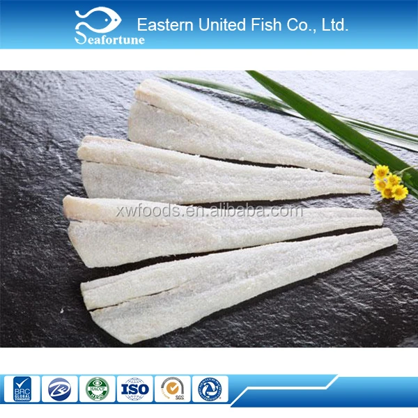 seafood export IQF dried salted pollock fillet